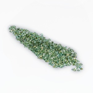Diamantes Sueltos de Color Verde Melee de 0.80mm a 4.40mm, Sin Certificación, Cultivados en Laboratorio, Corte Brillante, Perforados con Láser, Excelentes para Joyería - Product Image 2