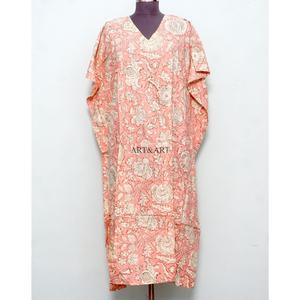 ชุดเดรสยาวคลุมตัวแบบทูนิค ผ้าทอสีดำขาว ลายดอกไม้ พิมพ์ลาย ผ้าฝ้ายออร์แกนิค สไตล์หวานเก๋ สำหรับใส่ไปชายหาด ฤดูร้อน - Product Image 1