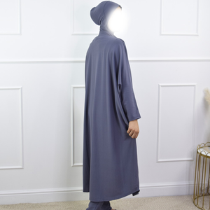 Muslim Modest Plus Size Women <b>Hijab</b> Burkini Swimwear High Cut Front Quick Dry Breathable Long Sleeve Beach Swimwear - Product Image 6