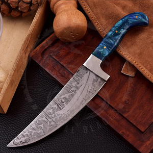 Cuchillo de Cocina Kiritsuke Japonés Premium de Acero Damasco de 67 Capas, Cuchillo para Cortar Alimentos con Mango Octogonal de Madera y Resina - Product Image 5