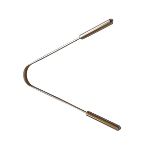 Raspadores de lengua de acero inoxidable en forma de U, herramientas de limpieza de lengua para uso profesional, limpiador de lengua OEM ODM, gran venta. - Product Image 2