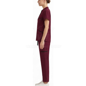 Refined Women Scrub Clothing <b>Set</b> Breathable Medical Workwear For Nurses <b>Doctors</b> Veterinary And Hospital Staff - Product Image 6