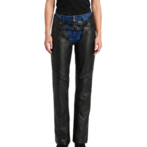 Pantalones de Cuero de Alta Calidad para Hombre y Mujer, Diseño Liso, Pantalones de Cuero Completos a Precio Económico - Product Image 6