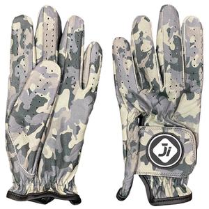 Gants de golf en cuir de mouton Cabretta respirants pour la main gauche, avec impression par sublimation camouflage et logo personnalisé - Product Image 1