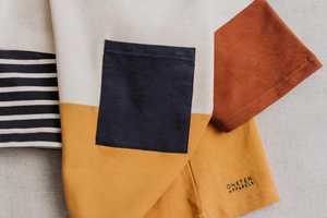 110 APPARELS Women's 100% Cotton Jersey Color Block Short Sleeve Crew Neck <b>T</b>-<b>Shirt</b> with Pocket - Product Image 6