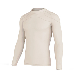 Camiseta de Compresión de Marca Privada, Fabricante OEM de Ropa Deportiva, Camiseta Interior de Manga Larga, Color Sólido, Tipo Pullover - Product Image 2