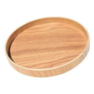 Handmade <b>Wooden</b> <b>Round</b> Serving Tray Natural Mango Wood Decorative Platter for Kitchen Dining and Coffee Table - Product Image 6