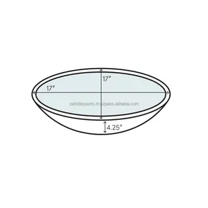 Bol de présentation de luxe, décoration haut de gamme, bol décoratif inspiré pour les espaces de vie, fabriqué en Inde par Zahid Exports - Product Image 4