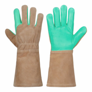 Gants de soudage TIG en cuir de chèvre et croûte de cuir, résistants à la chaleur, pour la protection individuelle, la lutte contre les incendies et la construction (vente en gros) - Product Image 3