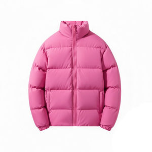 Color Block Long <b>Thin</b> Puffer <b>Jacket</b> Multi Color Design Summer Coat Men Women Front <b>Waterproof</b> Breathable Pakistan Made Wholesale - Product Image 6