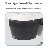 1X 4X XT3 C Zoom Stereo Microscope Binocular Head Dual LED Illumination