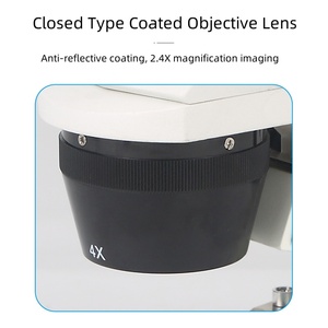 1X 4X XT3 C 줌 스테레오 현미경 쌍안경 헤드 듀얼 LED 조명 - Product Image 4