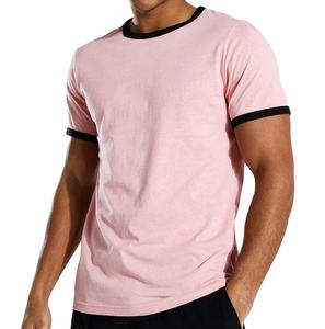 OEM Tee Contrast Ringer <b>Men's</b> <b>T</b> <b>shirts</b> Short Sleeve Ringer <b>T</b> <b>shirts</b> for <b>Men</b> Custom Contrast <b>Collar</b> & Sleeve <b>Men's</b> Ringer <b>T</b> <b>shirt</b> - Product Image 1
