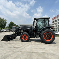 Tracteur agricole puissant 50 CV 4x4 4WD avec moteur diesel YTO et boîte de vitesses à transmission automatique, économie d'énergie pour l'agriculture