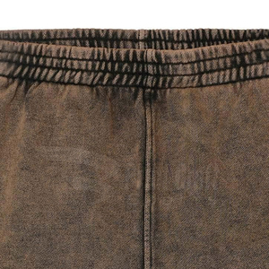 Shorts légers pour femmes, taille haute, délavés à l'acide, respirants, 100 % coton, séchage rapide, vente en gros - Product Image 6