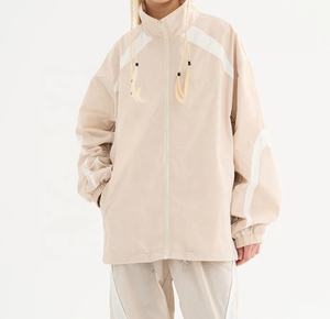 Ensemble veste et pantalon de survêtement unisexe de haute qualité personnalisé 2024, bloc de couleur, fermeture éclair, polyester, nylon - Product Image 5