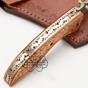 มีดพับแบบยุทธวิธี ดามัสกัส มีดพกพา - Product Image 6