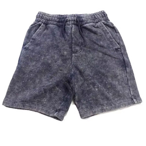 Active Movement Acid Wash Shorts For Men's Double Stitching Stretchable Breathable Professional Shorts For Men's - Product Image 1