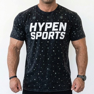 Camiseta Vintage con Lavado Ácido, Logotipo Personalizado, Camisetas de Alta Calidad para Hombre, Verano, 230 GSM, Talla Grande, Diseño Gráfico Personalizado, Camiseta Desgastada - Product Image 1