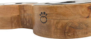 Wholesale Custom Matted Elevated <b>Dog</b> <b>Bowl</b> Resin Pet <b>Bowl</b> With Wooden <b>Stand</b> from Falak World Export - Product Image 3