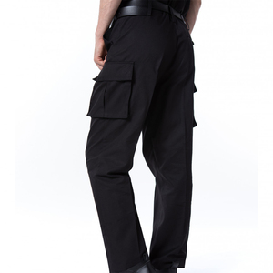Vêtements réfléchissants de haute qualité, pantalon de sécurité pour agents de sécurité, couleur noire, avec passants pour ceinture, vêtements de travail de sécurité pour hommes - Product Image 2