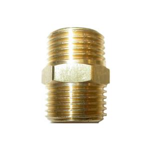 Raccord fileté de mamelon en laiton de qualité supérieure vendeur indien raccords de tuyauterie en gros - Product Image 1