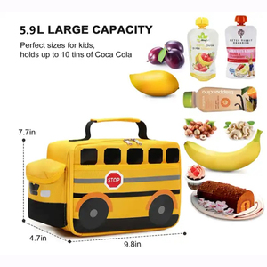 Wilson Kids Lunch Box Insulated Soft Bag Mini Cooler Back to School 300D Oxford Shoulder Cooler Bags for Lunch - Product Image 6