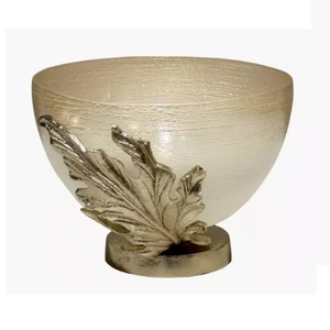 ชามเสิร์ฟป๊อปคอร์นเคลือบทองสำหรับใช้ในครัวเรือน ชามเสิร์ฟขนมหวาน ชามโลหะตกแต่ง - Product Image 6