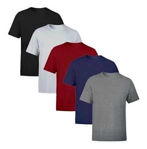 T-shirt pour homme, style vintage, coupe ample, tissu en coton lavé, tissu doux, coupe ample, streetwear, tenue tendance et élégante, Essentia - Product Image 2