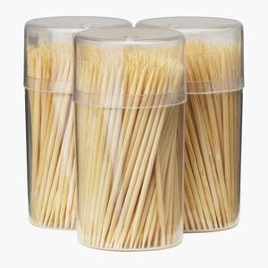 Palillos de Dientes de Bambú Natural con Doble Punta Afilada, Sabor a Menta Fresca, Larga Duración, Ideales para la Presentación de Alimentos - Product Image 6