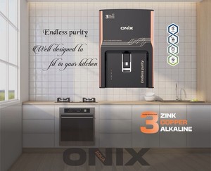 เครื่องกรองน้ำ ONIX BLACK WATER ระบบ RO ซิงค์ คอปเปอร์ อัลคาไลน์ TDS ความจุ 10 ลิตร พร้อมไฟ LED แสดงสถานะ วัสดุเกรดอาหาร สำหรับใช้ในบ้าน - Product Image 6