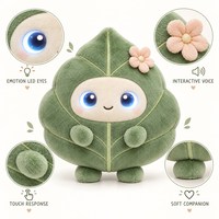 Peluche Plante Amie avec Yeux Expressifs et Voix Parlante – Adorable Jouet en Peluche pour Anniversaire et Décoration Intérieure