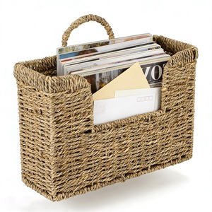 Woven Hanging <b>Basket</b> for Wall Handmade <b>Storage</b> <b>Basket</b> Wholesale eco-friendly Made in Viet Nam - Product Image 1