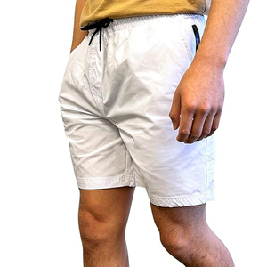 Pantalones Cortos Deportivos de Nailon Impermeables con Logotipo Personalizado, Pantalones Cortos Blancos para Correr, Entrenar y Usar en la Playa - Product Image 2