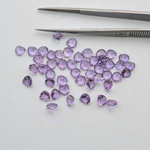 พลอยอเมทิสต์สไตล์บราซิลธรรมชาติขนาด6มม. สินค้ามาใหม่อัญมณีทรงหลวมแบบมือตัดเป็นเหลี่ยมเพชรพลอยบราซิล - Product Image 2