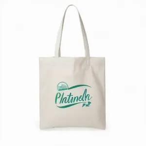 Bolsas de Mano Personalizadas al por Mayor de Lona de Algodón Orgánico Reciclable con Asa para el Hombro, Bolsas de Compras Promocionales Reutilizables con Logotipo Impreso - Product Image 4