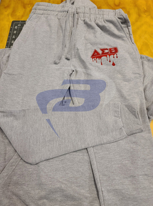 Conjunto Deportivo Personalizado Delta Sigma Theta DST con Cremallera, Traje de Invierno para Correr con Letras Griegas - Product Image 2