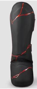 Protège-tibias de boxe Muay Thai sur mesure en cuir PU respirant avec fermeture auto-agrippante – Prix de gros - Product Image 2