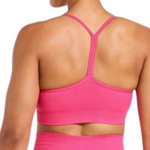 Soutien-gorge de sport sans couture pour femme avec coussinets amovibles, respirant, extensible, sans armatures, haut court pour la gym, le yoga, la course et le Pilates - Product Image 2