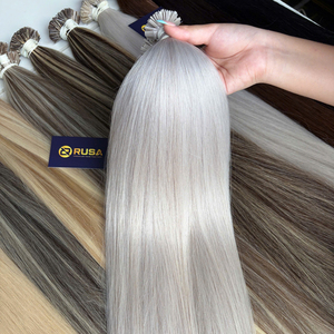 Extensions de cheveux en kératine italienne en gros d'usine, qualité super double drawn, cuticules alignées, cheveux vietnamiens bruts - Product Image 3