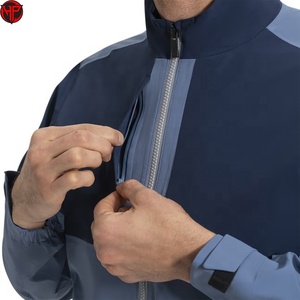 Wholesale Mens 100% Nylon Fabric <b>Packable</b> Custom Logo Waterproof <b>Jacket</b> Light Weight Rain <b>Jacket</b> Breathable Hiking - Product Image 3