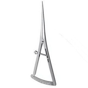 Calibre Droit de 7 Pouces pour Cartographie Osseuse, Instrument de Mesure de Précision 0-40mm, Échelle de Mesure en Acier Inoxydable de Qualité Allemande, Orthopédique - Product Image 4