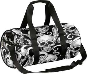 Sac de voyage en toile imprimé dinosaures de dessin animé, léger, pour la gym et le sport, avec bandoulière réglable - Product Image 5
