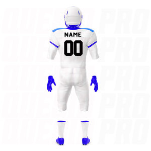 เสื้อฟุตบอลอเมริกันแบบซับลิเมชั่นสั่งทำพิเศษ ชุดทีมคุณภาพพรีเมียม อุปกรณ์นักกีฬาแบบปรับแต่งได้  ย้อมสีแบบซับลิเมชั่นเต็มตัว - Product Image 2