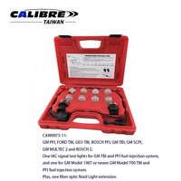 Kit de prueba de impulsos de luz Noid para inyectores de combustible universales TAIWAN CALIBRE con juego de lujo, 1 año de garantía, moldeado por soplado para