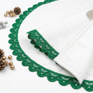 Ruban de dentelle guipure florale verte 10 mm, écologique, de luxe, personnalisable, 20 mètres, pour bandeaux, vêtements pour enfants, cadeaux et artisanat - Product Image 1
