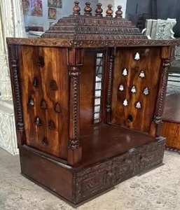 Buy Pooja Wooden <b>Temple</b> at Wholesale Rates Customized Handmade Traditional Wooden Mandir <b>Temple</b> for <b>Home</b> <b>Home</b> Office & Apartment - Product Image 2