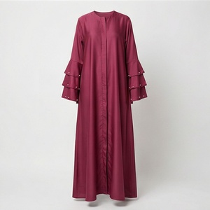 Abaya Muslim Hijab Women Islamic Modest Simple Evening Formal Custom <b>Sequin</b> Printed Long <b>Plus</b> <b>Size</b> Abayas Wholesale Elegant - Product Image 1