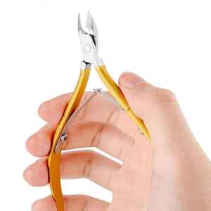 High Quality Stainless Steel Curved Blade Cuticle Nail Nipper with Wide Jaw Opening for Finger Use Manicure Tool Since 1999 - Product Image 5