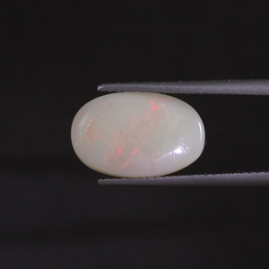 โอปอลแสงขาวธรรมชาติ รูปไข่ 3.51 กะรัต ขนาด 14x9 มม. รับรองโดย IGI เจียระไนด้วยมือ ลงแว็กซ์/น้ำมัน ขายส่งสำหรับทำเครื่องประดับ - Product Image 1